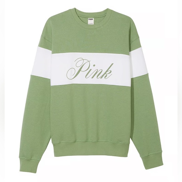 Victoria’s Secret PINK Ivy fleece crew sweatshirt - Picture 1 of 5